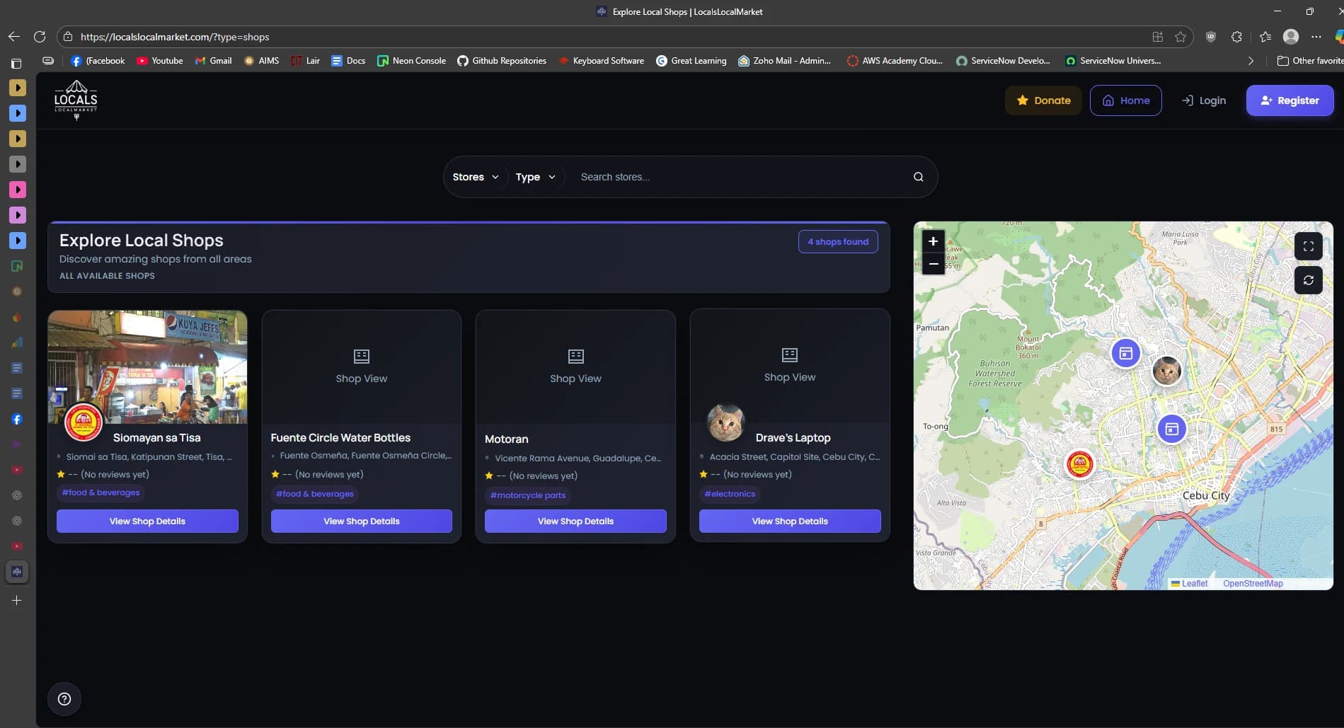 LocalsLocal Market (LLM) screenshot